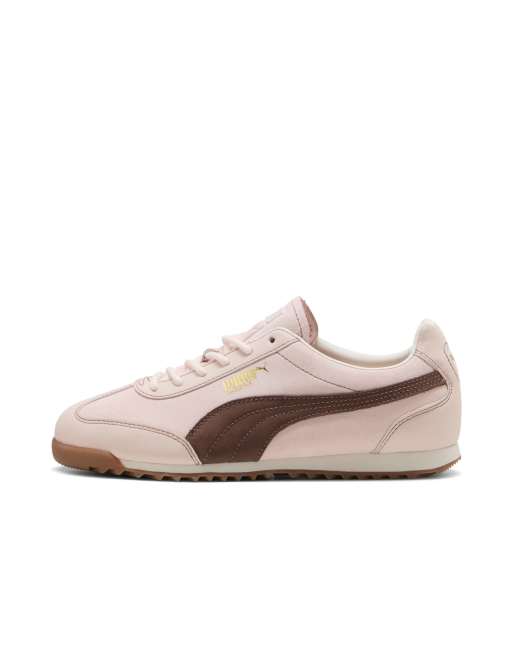 Puma Arizona sneakers in pink and brown, 4 of 4