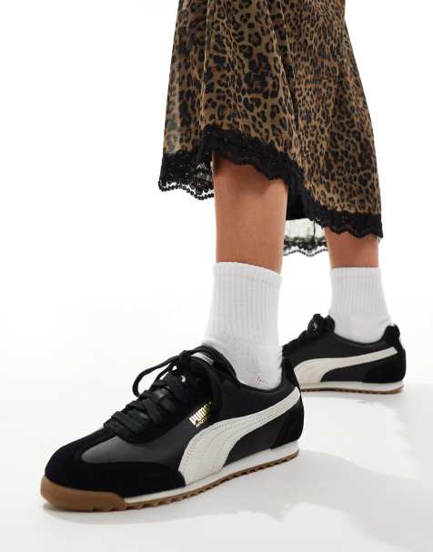PUMA - Arizona - Sorte og hvide sko i nylon - view 1