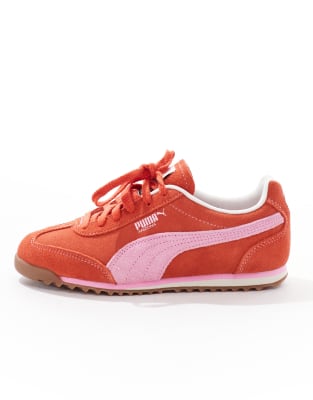 Puma Arizona trainers in red & pink