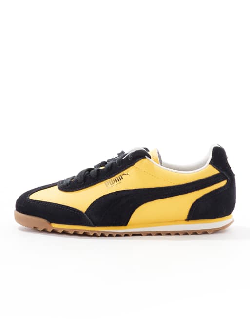 Puma Arizona trainers in yellow & black, 2 of 5