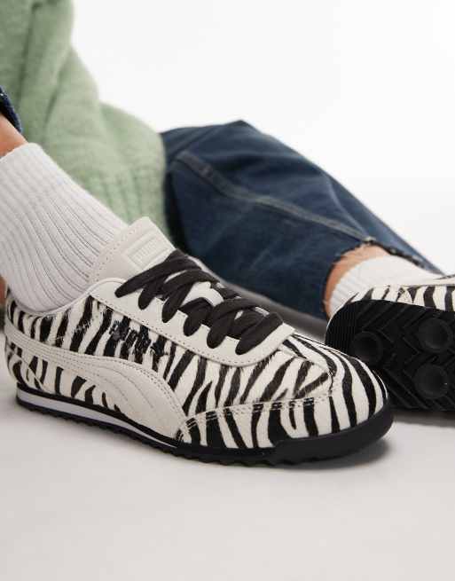 Puma Arizona trainers in zebra print