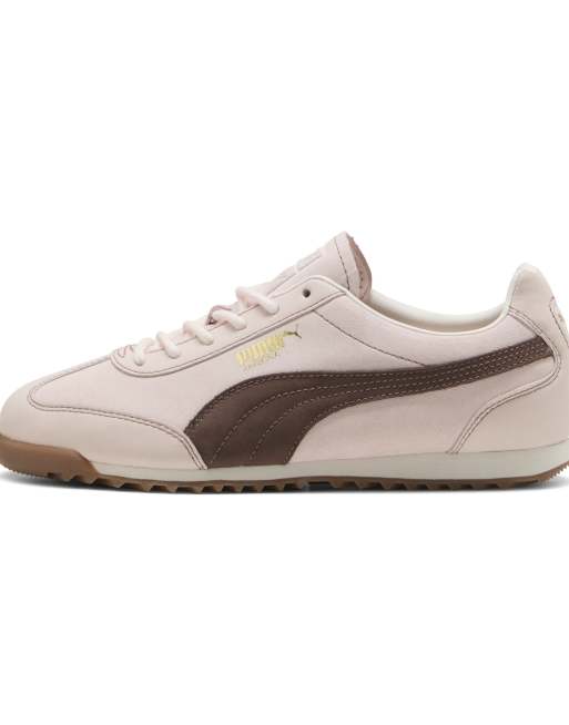 Puma Arizona wine club sneakers in pink in jasmine flower-flat bronze-pum