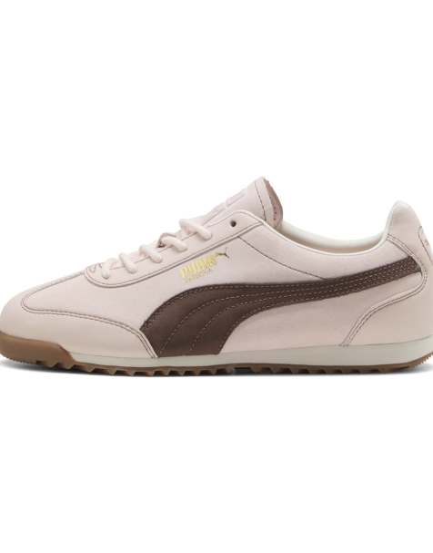Puma Arizona Wine Club trainers in pink and brown - view 1