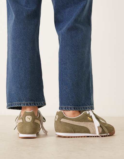 PUMA – Arizona – Zielone, podwójne sznurowane buty sportowe, 3 z 5