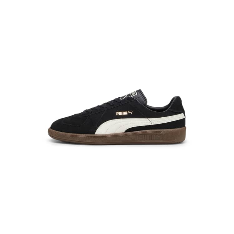 Puma white black store stripe