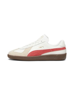 Puma Army trainer in cream with berry stripe - ASOS Price Checker