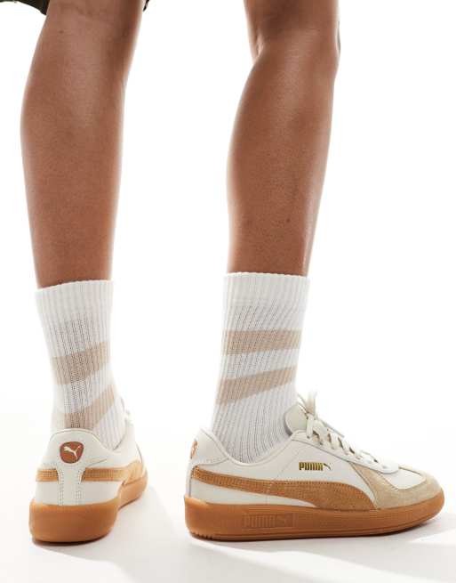 Puma Army trainers in beige, 5 of 5