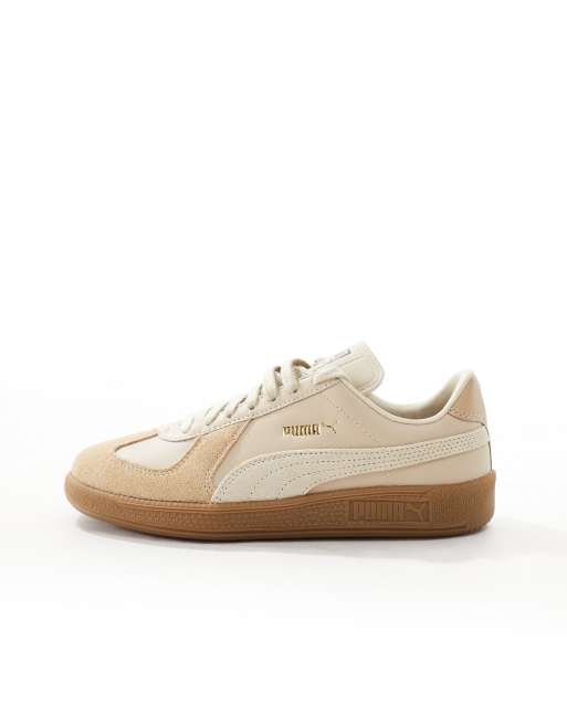 Puma Army trainers in tan ASOS