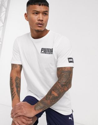 Puma - athletics training - T-shirt in wit