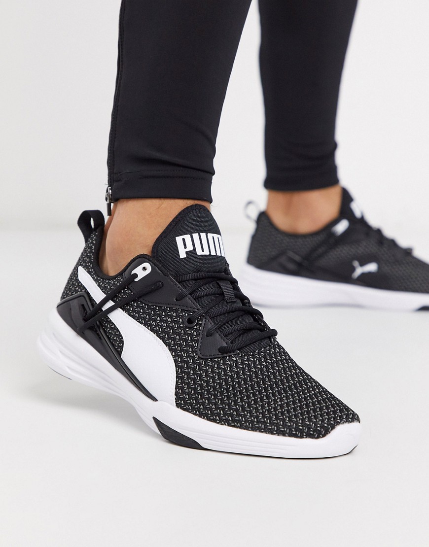 Puma - AURA XT - Sneakers tecniche bianche e nere-Nero