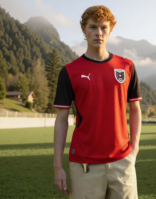 Puma Austria home jersey in red, 2 of 4