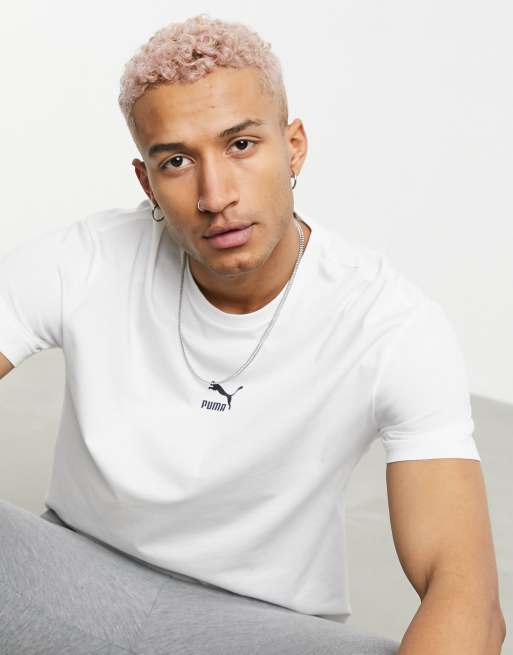 Puma Avenir logo t-shirt in white | ASOS