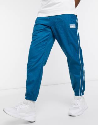 puma track pants blue