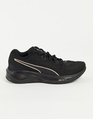 Chaussures Puma - Aviator - Baskets - Noir et or rose