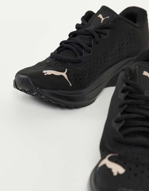 PUMA – Aviator – Buty sportowe w kolorze czarno-różowozłotym, 2 z 4