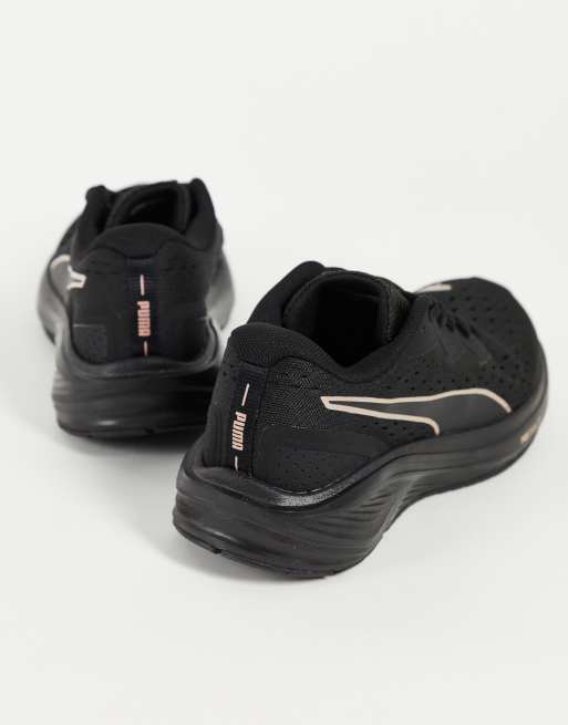 PUMA – Aviator – Buty sportowe w kolorze czarno-różowozłotym, 3 z 4