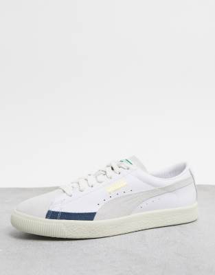 puma basket blanc