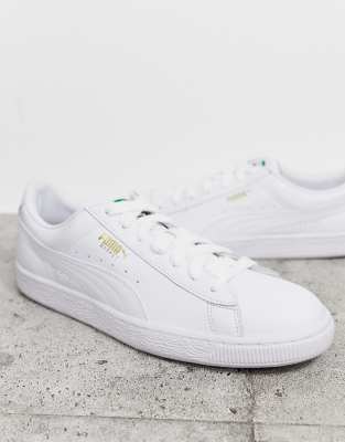puma classic leather white