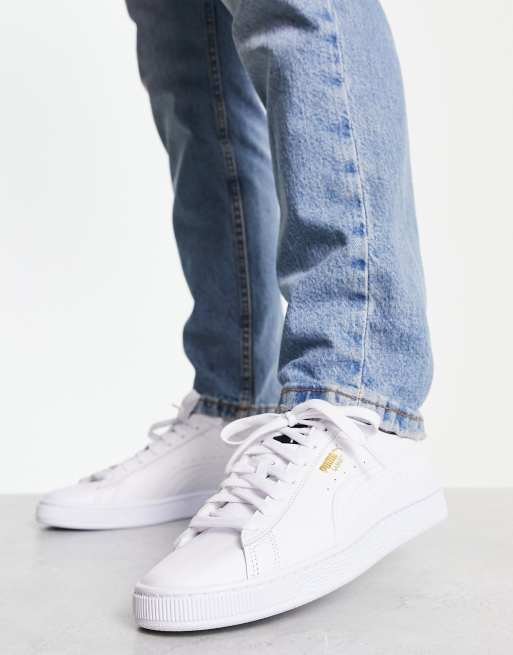 PUMA – Basket Classic XXI – Białe buty sportowe, 2 z 4