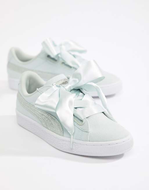 Puma - Heart - Canvas sneakers blauw | ASOS