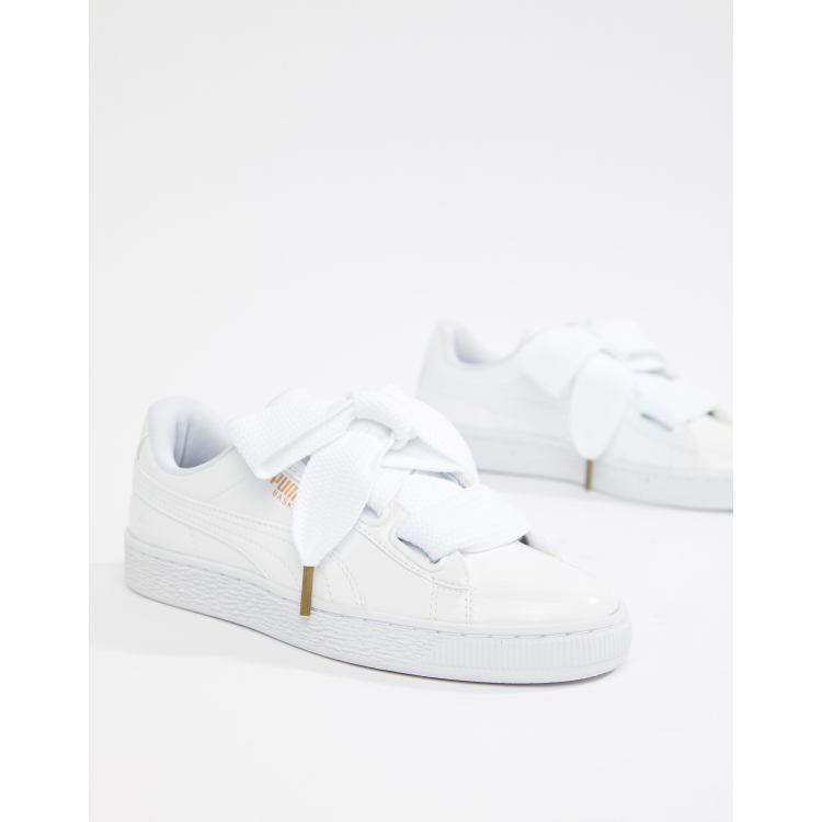 Puma basket sale heart infant