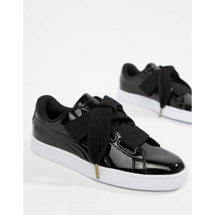 Puma Basket Heart Patent Sneaker | ASOS