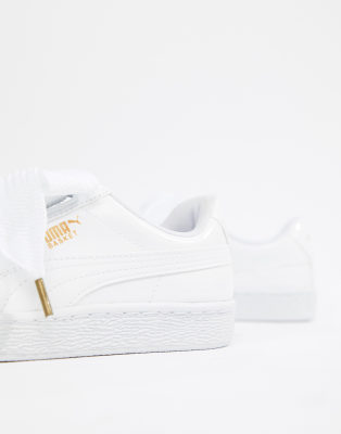 puma basket heart patent sneaker