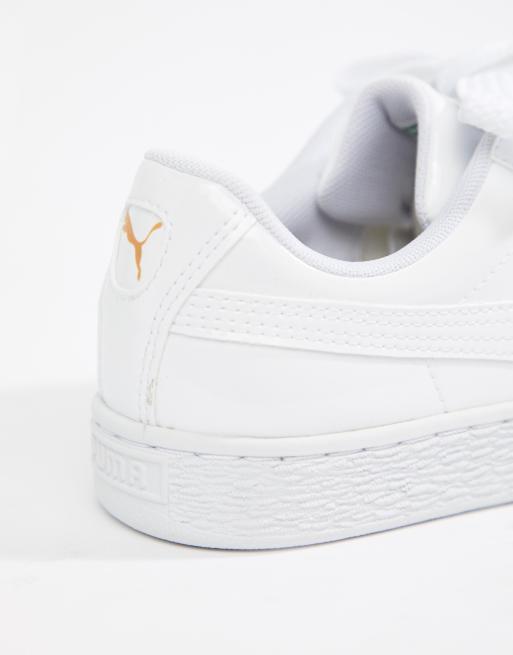 Puma basket sales heart bianche