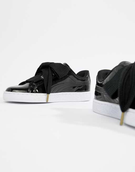 Puma basket cheap heart uomo nere