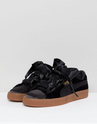 black velvet puma shoes