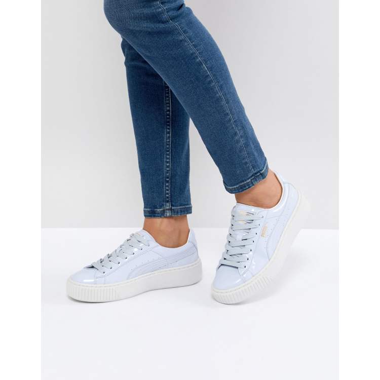 puma platform dunkelblau