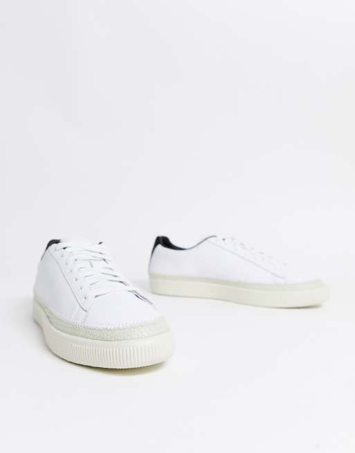 Puma basket trim store white