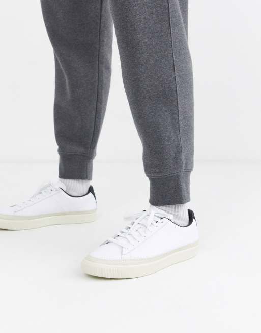 Puma basket store trim white