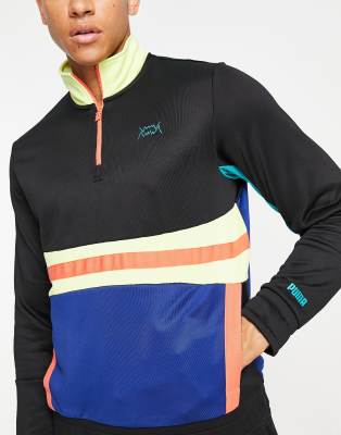 puma fleece hooded shirts & tops