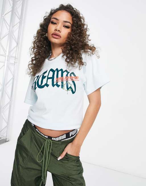 Puma Basketball x Childhood Dreams - T-shirt met 'Dreams'-print in blauw