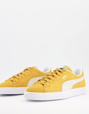 basket puma doré