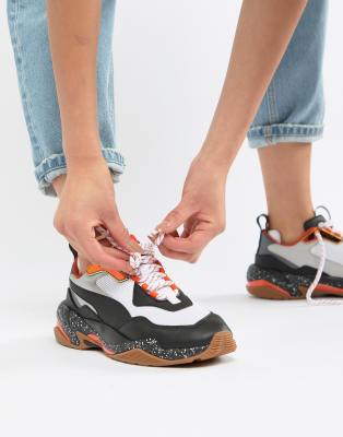 puma thunder electric femme rouge
