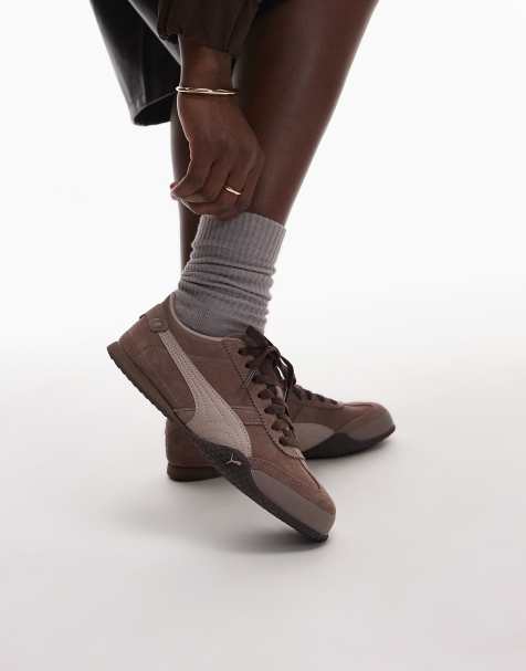 PUMA – Bella – Brungrå sneakers - view 1