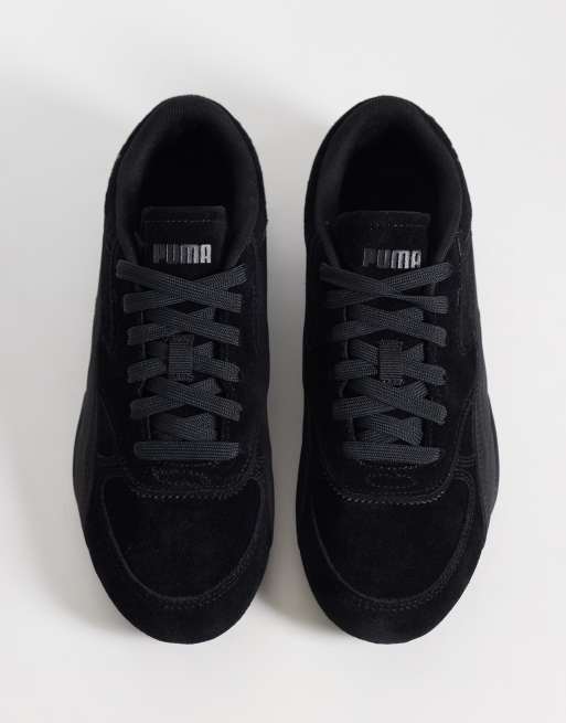 PUMA – Bella Mina – Czarne zamszowe buty sportowe, 2 z 5