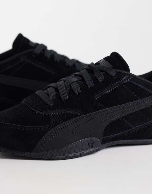PUMA – Bella Mina – Czarne zamszowe buty sportowe, 3 z 5