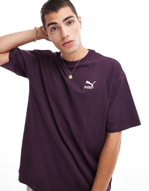 PUMA – Better Classics – Lila t-shirt i oversize