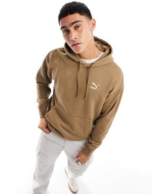 Puma Better Classics Relaxed Hoodie in chocolate chip - ASOS Price Checker