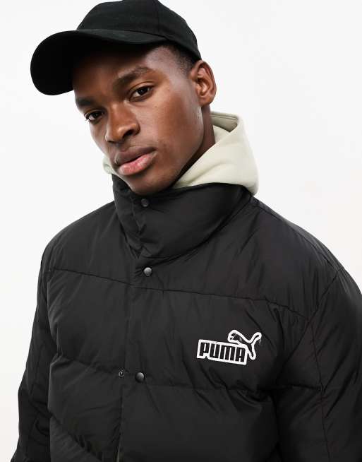 Better polyball ASOS coat Puma in puffer black |