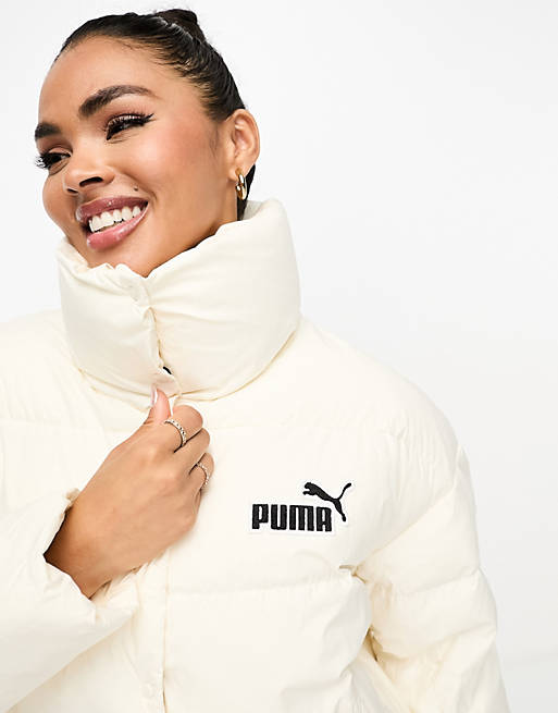 coat Puma Better puffer in ASOS frosted polyball | ivory