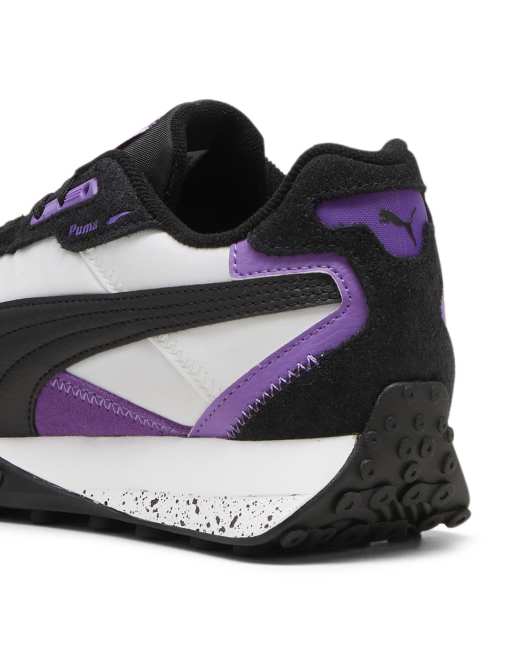 Puma Blktop rider trainers in purple, white & black