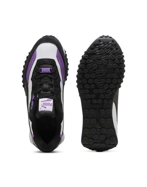 Puma Blktop rider trainers in purple, white black ASOS