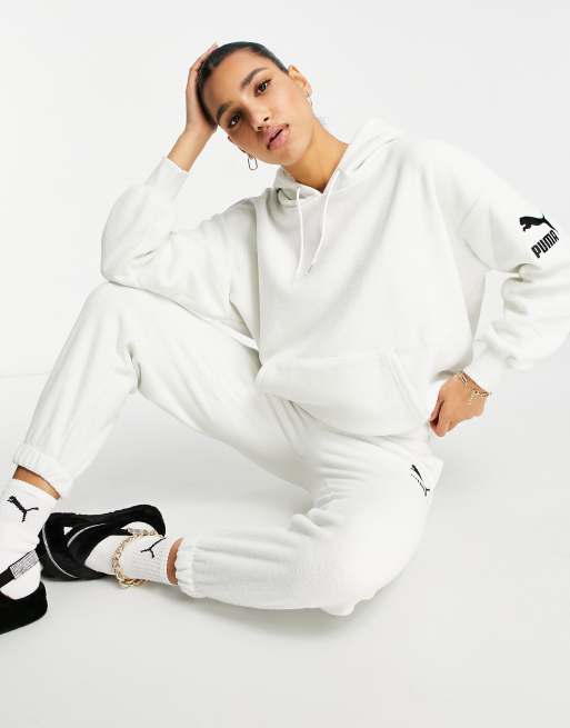 PUMA – Polarowy zestaw dresowy w kolorze jasnoszarym, 3 z 3
