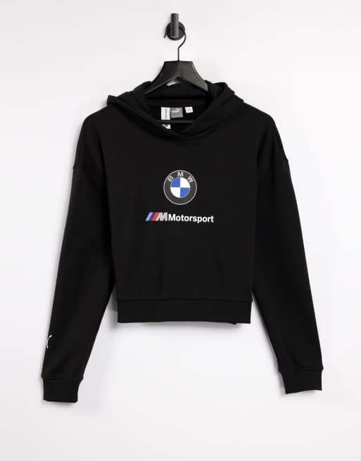 Puma BMW MMS HOODIE - Felpa con cappuccio - white/bianco 