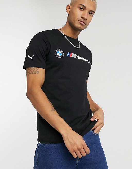 Puma BMW motorsport logo t-shirt in black