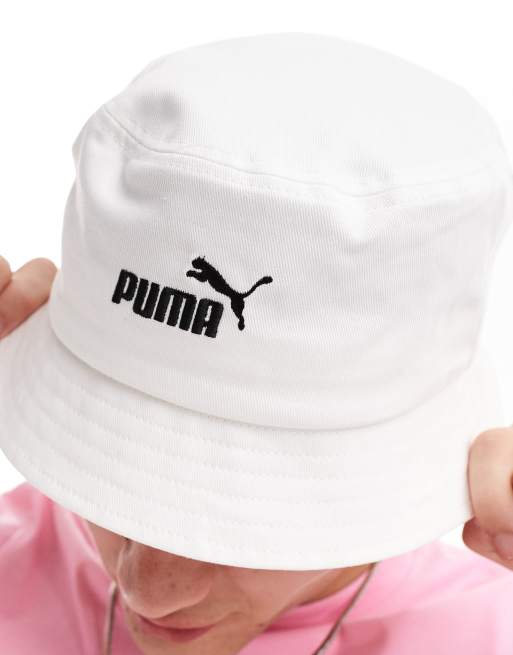 Puma Bob a logo Blanc ASOS